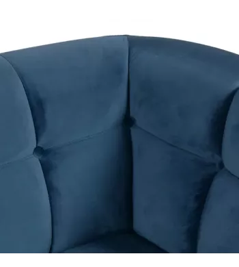 Meta title -  Fauteuil en velours bleu foncé BERYL - BERYL