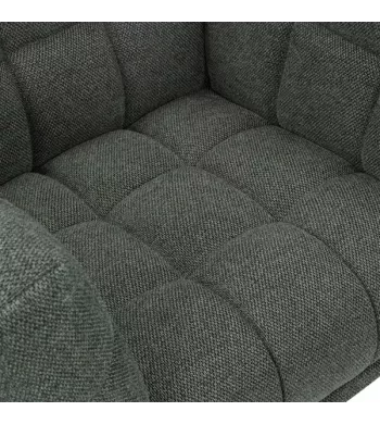 Meta title -  Fauteuil en tissu vert BERYL - BERYL