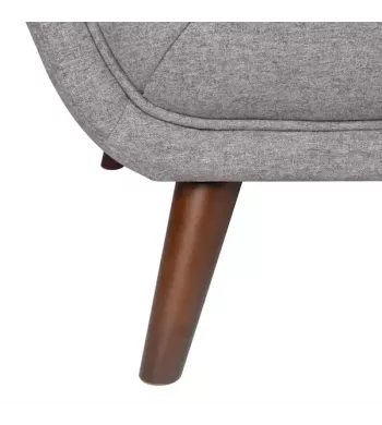 Meta title -  Fauteuil en tissu gris foncé BERYL - BERYL