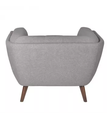 Meta title -  Fauteuil en tissu gris foncé BERYL - BERYL
