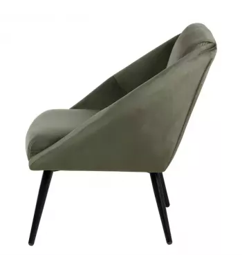 Meta title -  Fauteuil velours vert foncé - HOTO