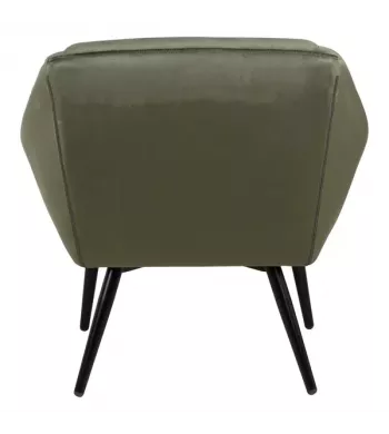 Meta title -  Fauteuil velours vert foncé - HOTO