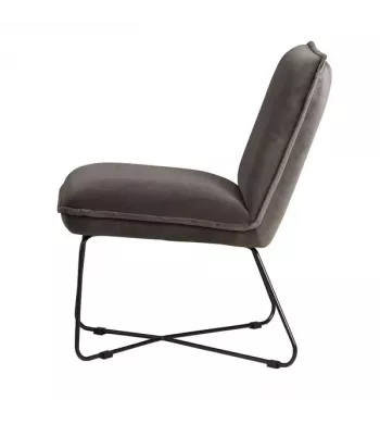 Meta title -  Fauteuil gris foncé - HALL