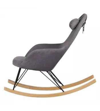Meta title -  Fauteuil gris foncé - EVY