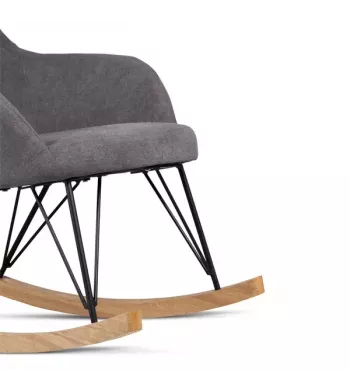 Meta title -  Fauteuil gris foncé - EVY