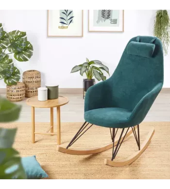 Meta title -  Fauteuil vert canard - EVY