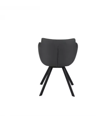 Meta title -  Fauteuil tissu gris foncé - CARL