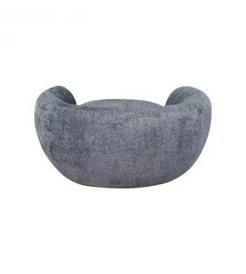 Meta title -  Fauteuil bouclette gris foncé recyclé - COCOON