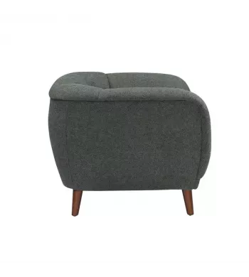 Meta title -  Fauteuil en tissu vert - MARLO