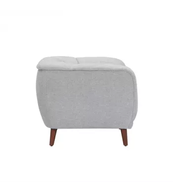 Meta title -  Fauteuil en tissu gris - MARLO