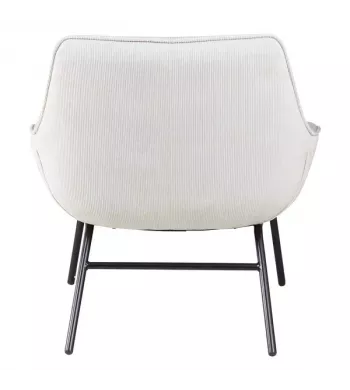 Meta title -  Fauteuil velours côtelé beige - MART