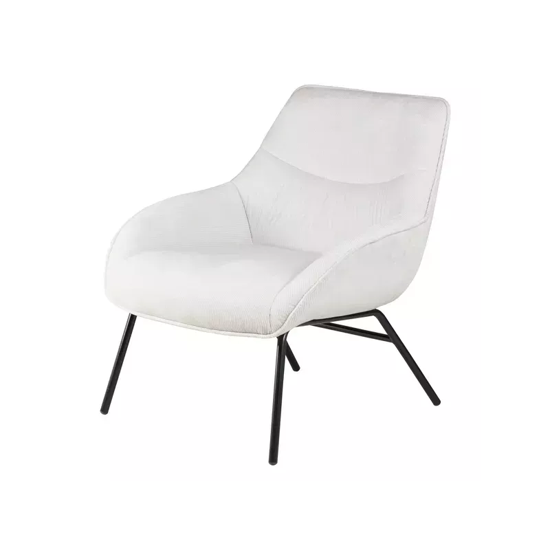 Meta title -  Fauteuil velours côtelé beige - MART