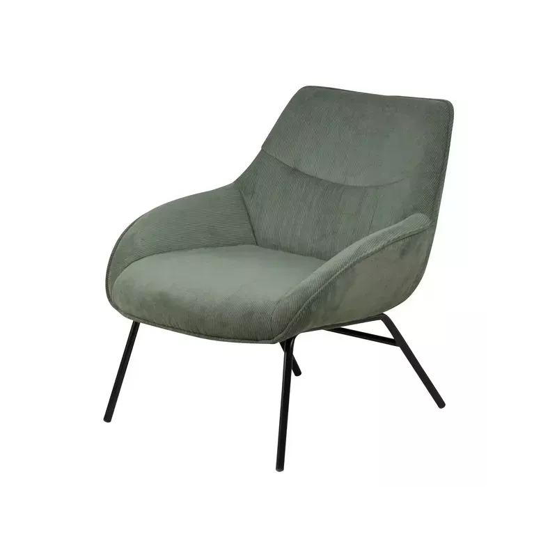 Meta title -  Fauteuil velours côtelé vert sapin - MART