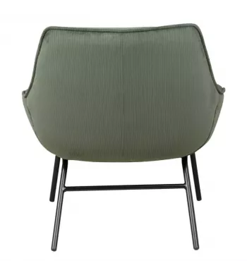 Meta title -  Fauteuil velours côtelé vert sapin - MART