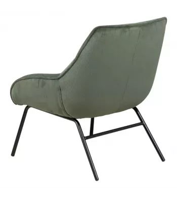 Meta title -  Fauteuil velours côtelé vert sapin - MART