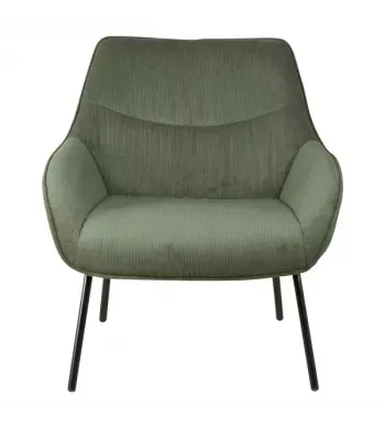 Meta title -  Fauteuil velours côtelé vert sapin - MART