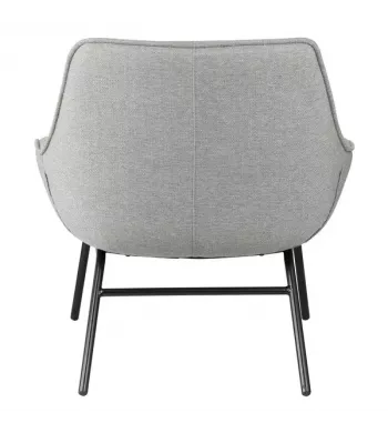 Meta title -  Fauteuil tissu gris clair - MART