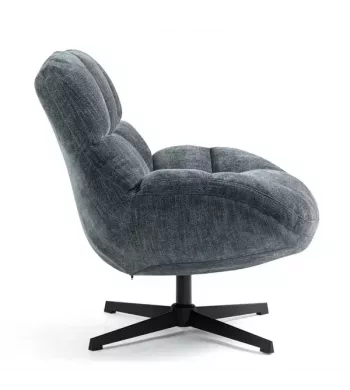 Meta title -  Fauteuil pivotant bleu - MOLTO
