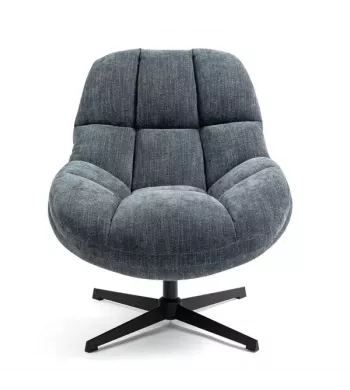 Meta title -  Fauteuil pivotant bleu - MOLTO