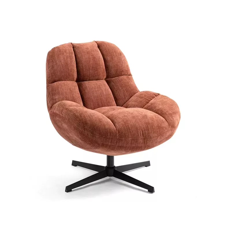 Meta title -  Fauteuil pivotant terracotta - MOLTO