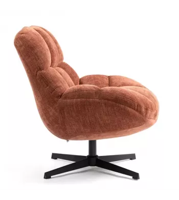 Meta title -  Fauteuil pivotant terracotta - MOLTO