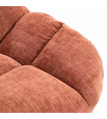 Meta title -  Fauteuil pivotant terracotta - MOLTO