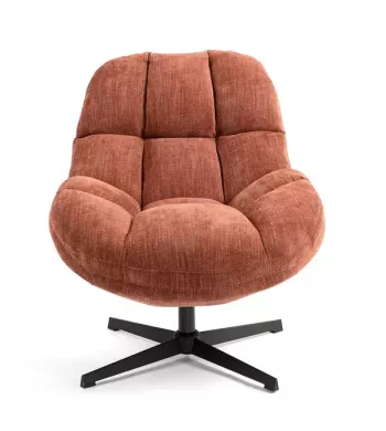 Meta title -  Fauteuil pivotant terracotta - MOLTO