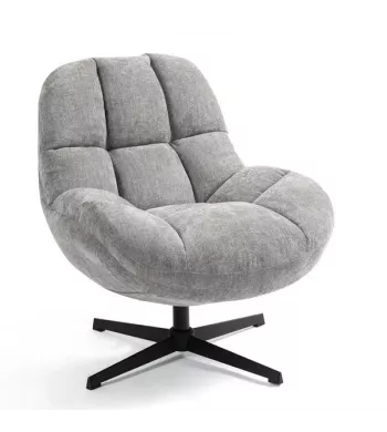 Meta title -  Fauteuil pivotant gris - MOLTO
