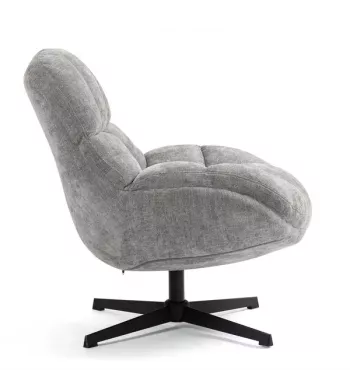 Meta title -  Fauteuil pivotant gris - MOLTO