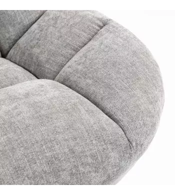 Meta title -  Fauteuil pivotant gris - MOLTO