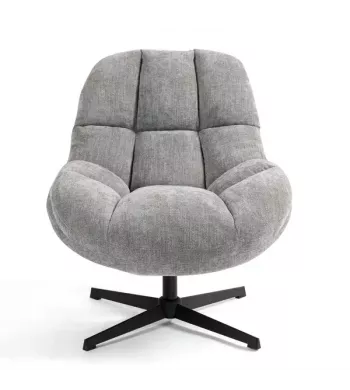 Meta title -  Fauteuil pivotant gris - MOLTO