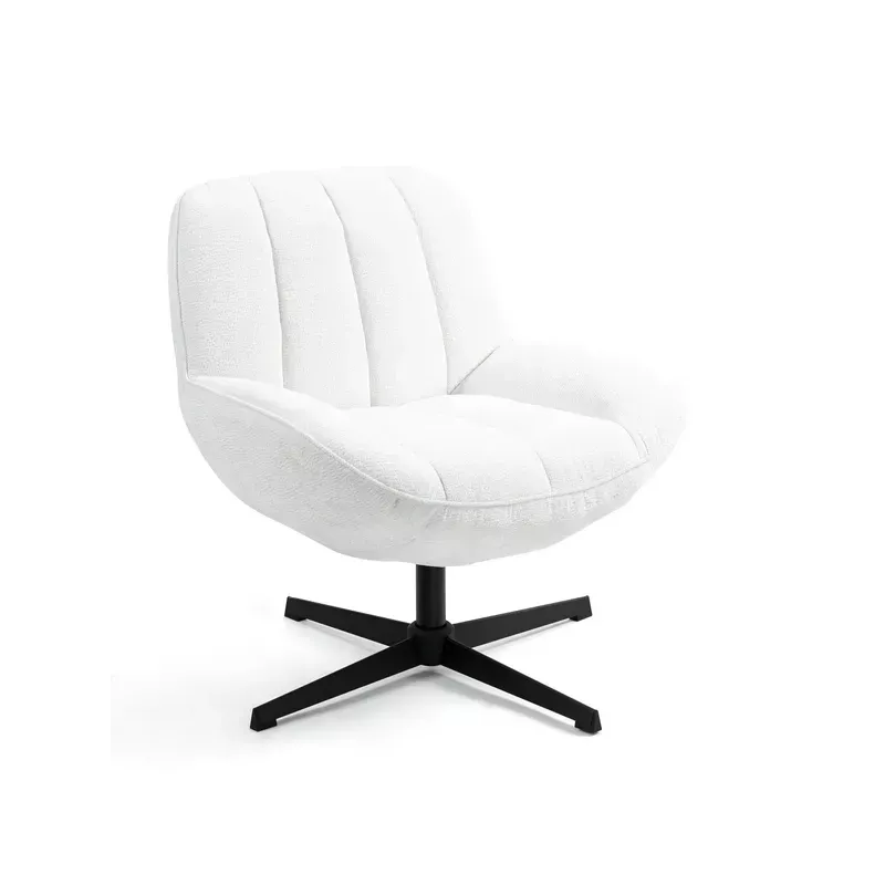 Meta title -  Fauteuil pivotant blanc - RENA