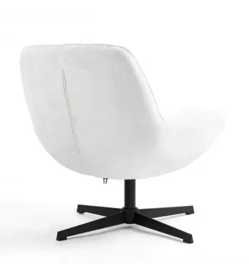 Meta title -  Fauteuil pivotant blanc - RENA