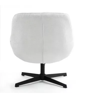 Meta title -  Fauteuil pivotant blanc - RENA