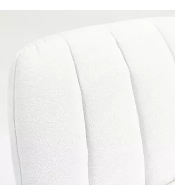 Meta title -  Fauteuil pivotant blanc - RENA