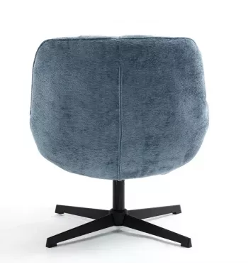 Meta title -  Fauteuil pivotant bleu - RENA