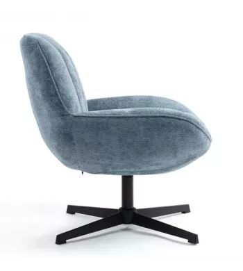 Meta title -  Fauteuil pivotant bleu - RENA