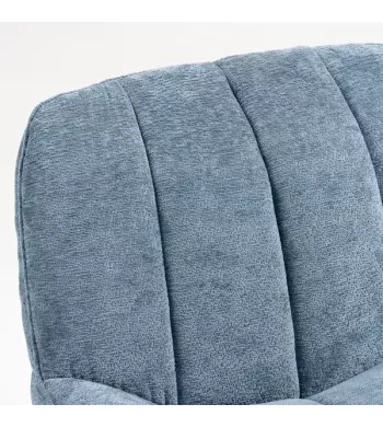Meta title -  Fauteuil pivotant bleu - RENA