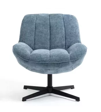 Meta title -  Fauteuil pivotant bleu - RENA