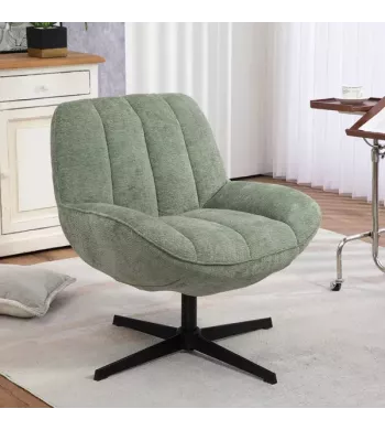 Meta title -  Fauteuil pivotant vert - RENA