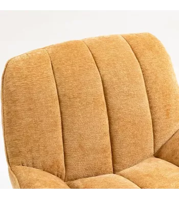 Meta title -  Fauteuil pivotant safran - RENA