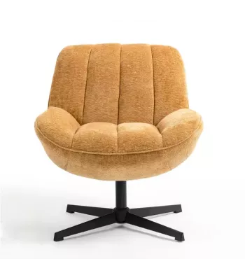 Meta title -  Fauteuil pivotant safran - RENA