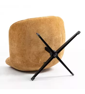 Meta title -  Fauteuil pivotant safran - RENA