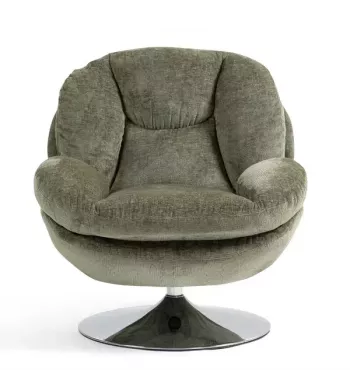 Meta title -  Fauteuil pivotant kaki - TOPI