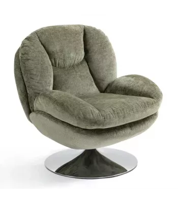 Meta title -  Fauteuil pivotant kaki - TOPI