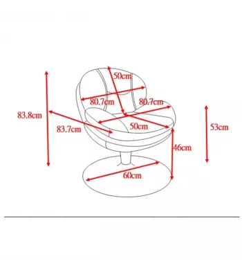 Meta title -  Fauteuil pivotant kaki - TOPI