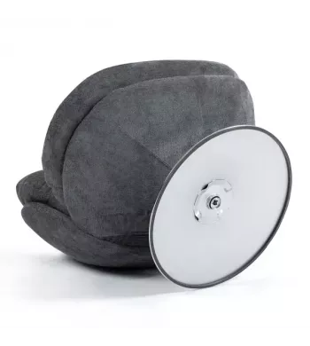 Meta title -  Fauteuil pivotant gris foncé - TOPI