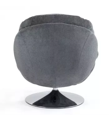 Meta title -  Fauteuil pivotant gris foncé - TOPI