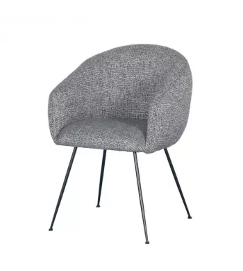 Meta title -  Fauteuil en tissu gris foncé VADIM - VADIM