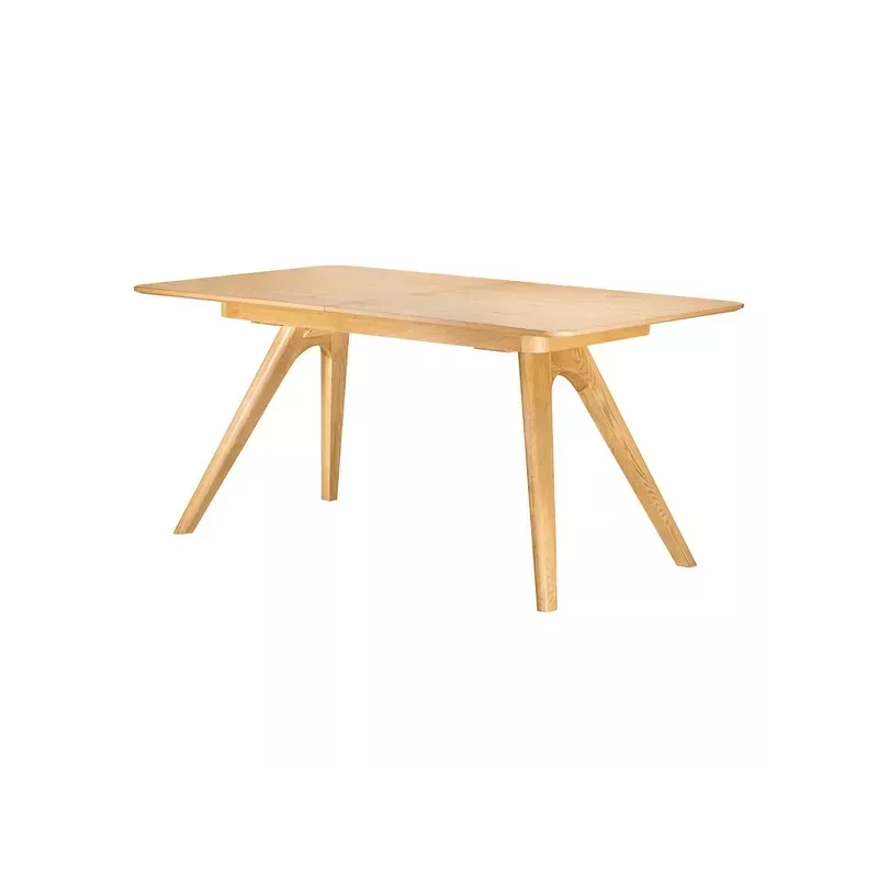 Meta title -  Table repas 200cm allonge intégrée chêne naturel